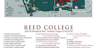Mapa z reed College